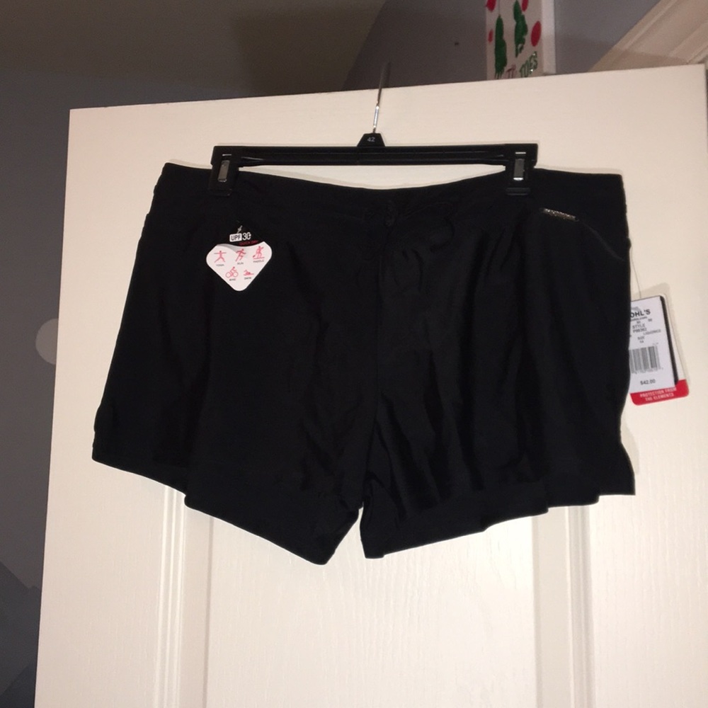 Quick dry shorts, size 14 from Kohl’s.